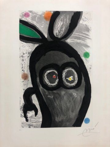 Radierung Und Aquatinta Miró - El rey de los conejos