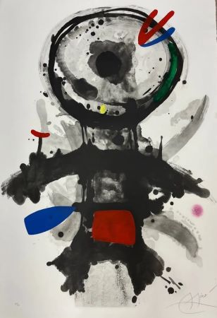 Radierung Miró - El ángel acribillado