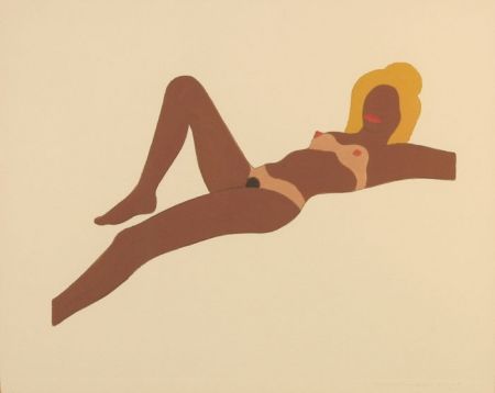 Keine Technische Wesselmann - Embossed Nude #8 (study for The Great American Nude)  