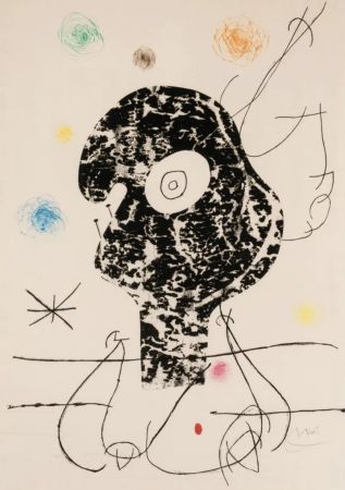 Kaltnadelradierung Miró - Emehpylop