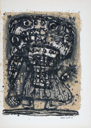 Lithographie Kito - Enfant, 1964