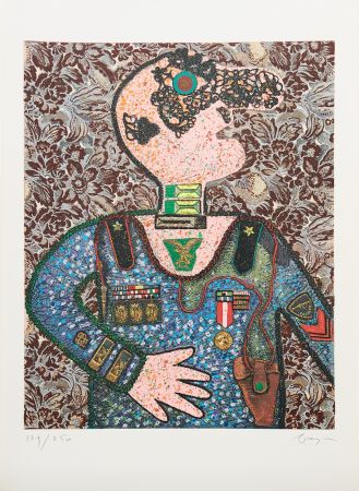 Stich Baj - Enrico baj (1924–2003) - Il Generale Bazooka - Mixed media - 1973