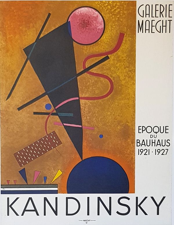 Lithographie Kandinsky - Epoque du Bauhaus 1921-1927