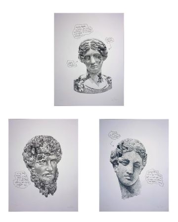 Siebdruck Arsham - Eroded Classical Prints