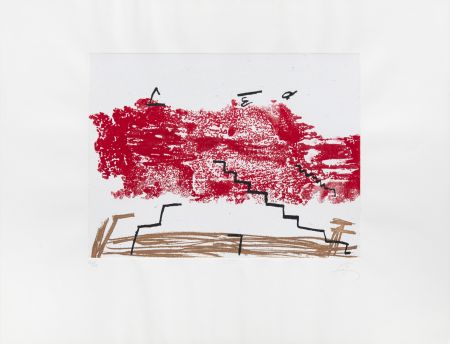 Stich Tàpies - Escalier 
