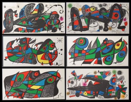 Lithographie Miró - Escultor - 7 lithos