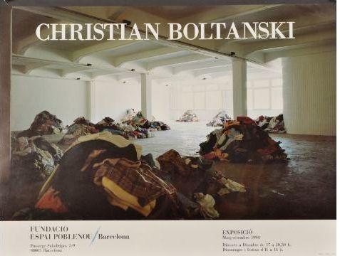 Plakat Boltanski - Espai Poblenou