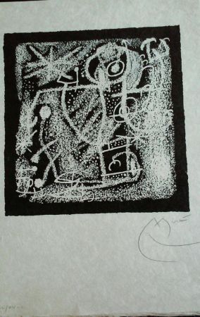Lithographie Miró - Essences de la terre