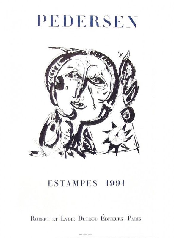 Plakat Pedersen - Estampes 1991