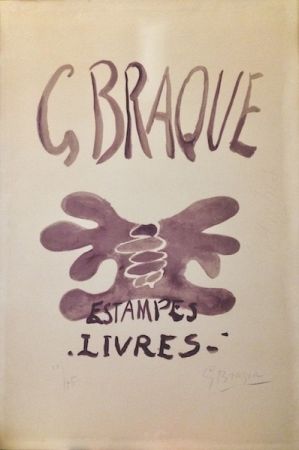 Lithographie Braque - Estampes et livres. 1958.