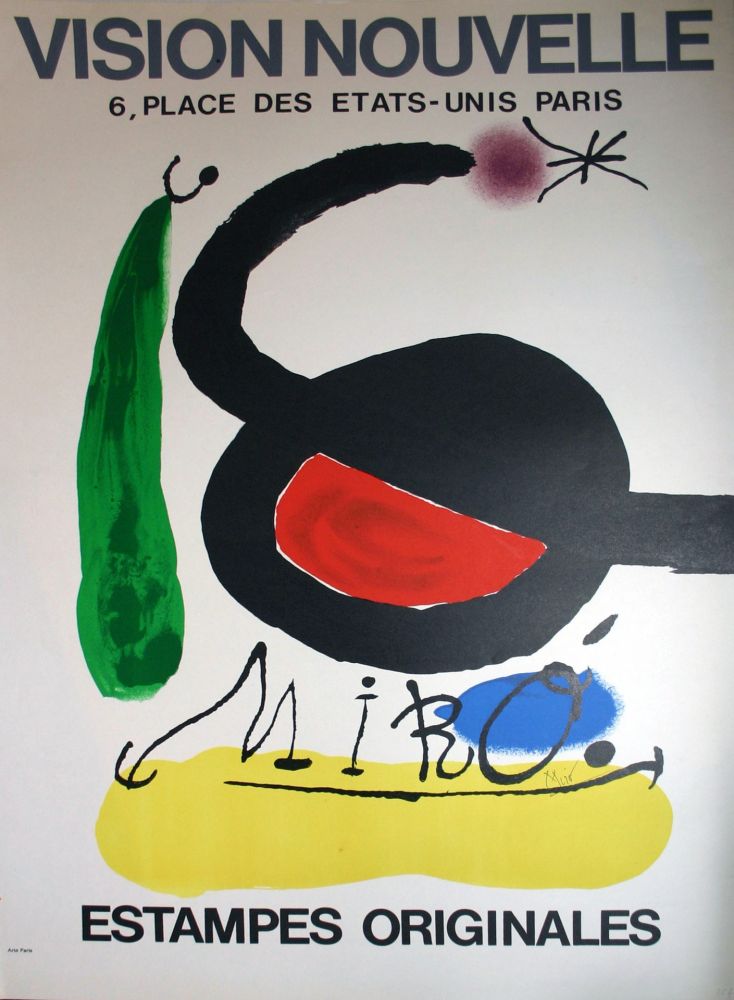 Lithographie Miró - '' Estampes Originales '' Vision Nouvelle