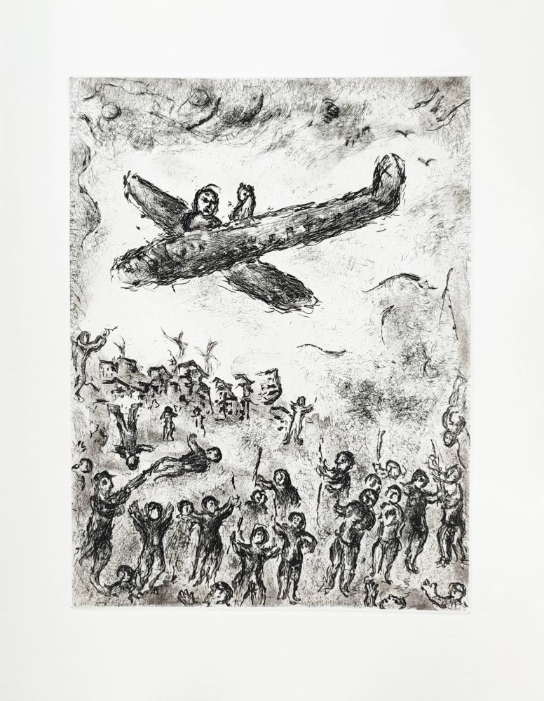 Radierung Chagall - Et sur la terre