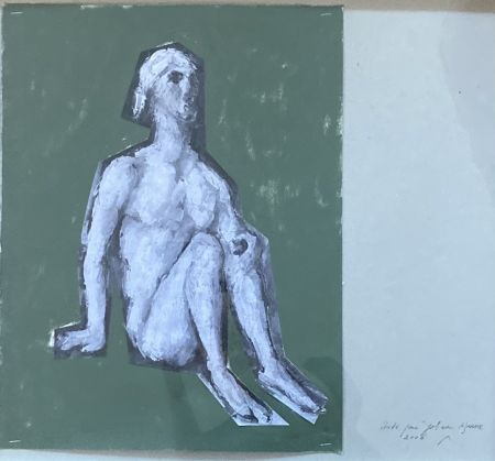 Siebdruck Buraglio - Etude pour Job, avec Cézanne