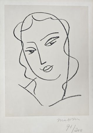 Lithographie Matisse - Etude pour la Vierge