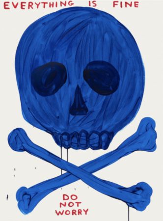 Siebdruck Shrigley - Everything is Fine