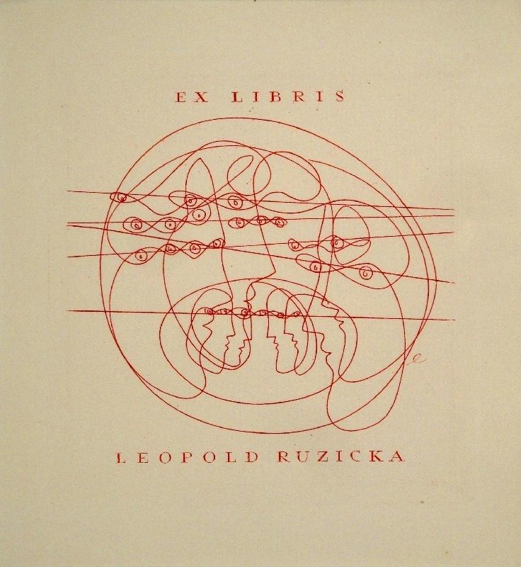 Stich Erni - Ex Libris Leopold Ruzicka