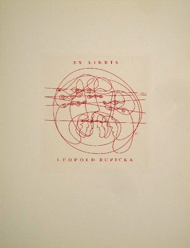 Stich Erni - Ex Libris Leopold Ruzicka