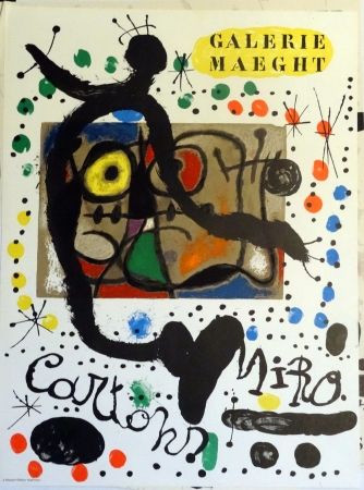 Plakat Miró - Exhibition Cartons joan Miró Maeght