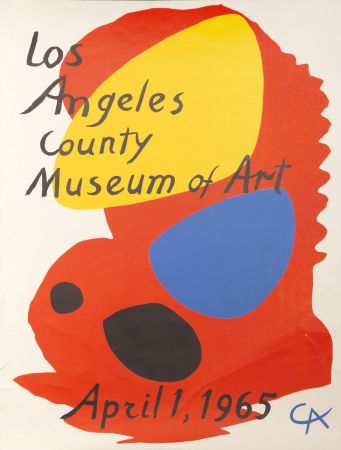 Lithographie Calder - Exhibition Poster: Los Angeles County Museum of Art