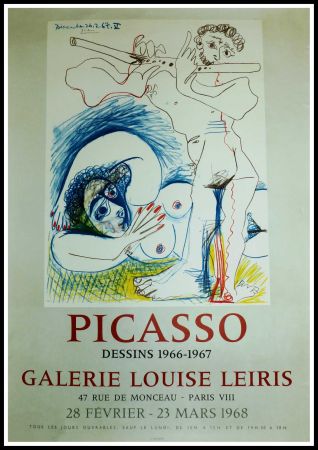 Plakat Picasso - EXPO 1968 GALERIE LOUISE LEIRIS