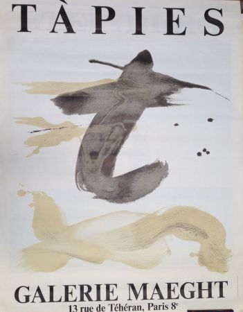 Lithographie Tàpies - Expo Maeght