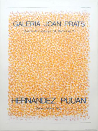 Lithographie Hernandez Pijuan - Exposición Galería Joan Prats