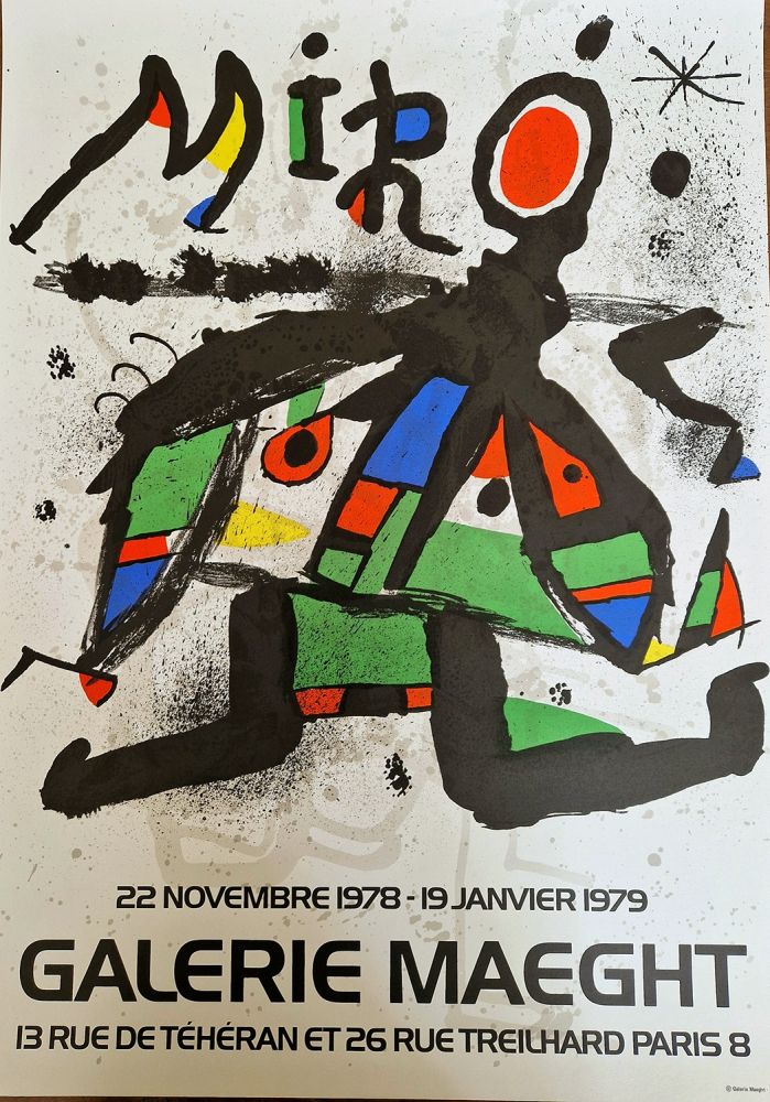 Plakat Miró - Exposition a la Galerie Maeght 1978