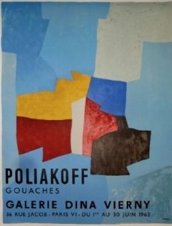 Plakat Poliakoff - Exposition Dina Virny