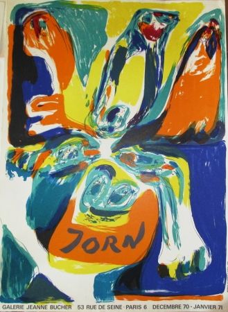 Plakat Jorn - Exposition Galerie Jeanne Bucher 70-71