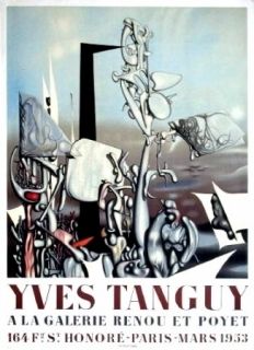 Plakat Tanguy - Exposition Galerie Renou et Poyet 
