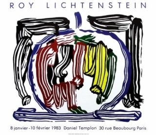 Plakat Lichtenstein - Exposition galerie Templon