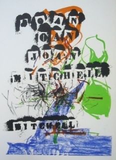 Lithographie Mitchell - Exposition Jean Fournier