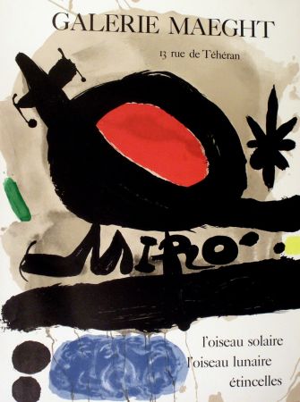 Lithographie Miró - Exposition 