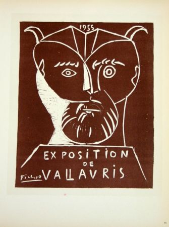 Lithographie Picasso (After) - Exposition  Vallauris 1955