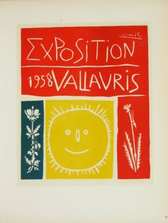 Lithographie Picasso (After) - Exposition  Vallauris 1958