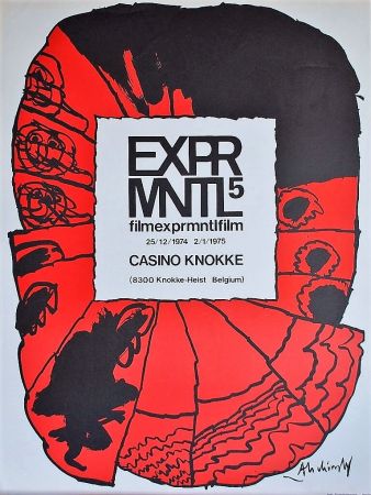 Plakat Alechinsky - Exprmntl 5 casino Knokke
