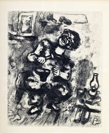 Stich Chagall - Fables de la Fontaine : Le savetier et le financier, 1952