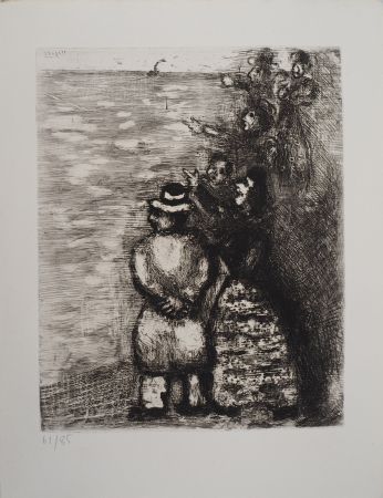 Stich Chagall - Face à la mer (Le chameau et les bâtons flottants)