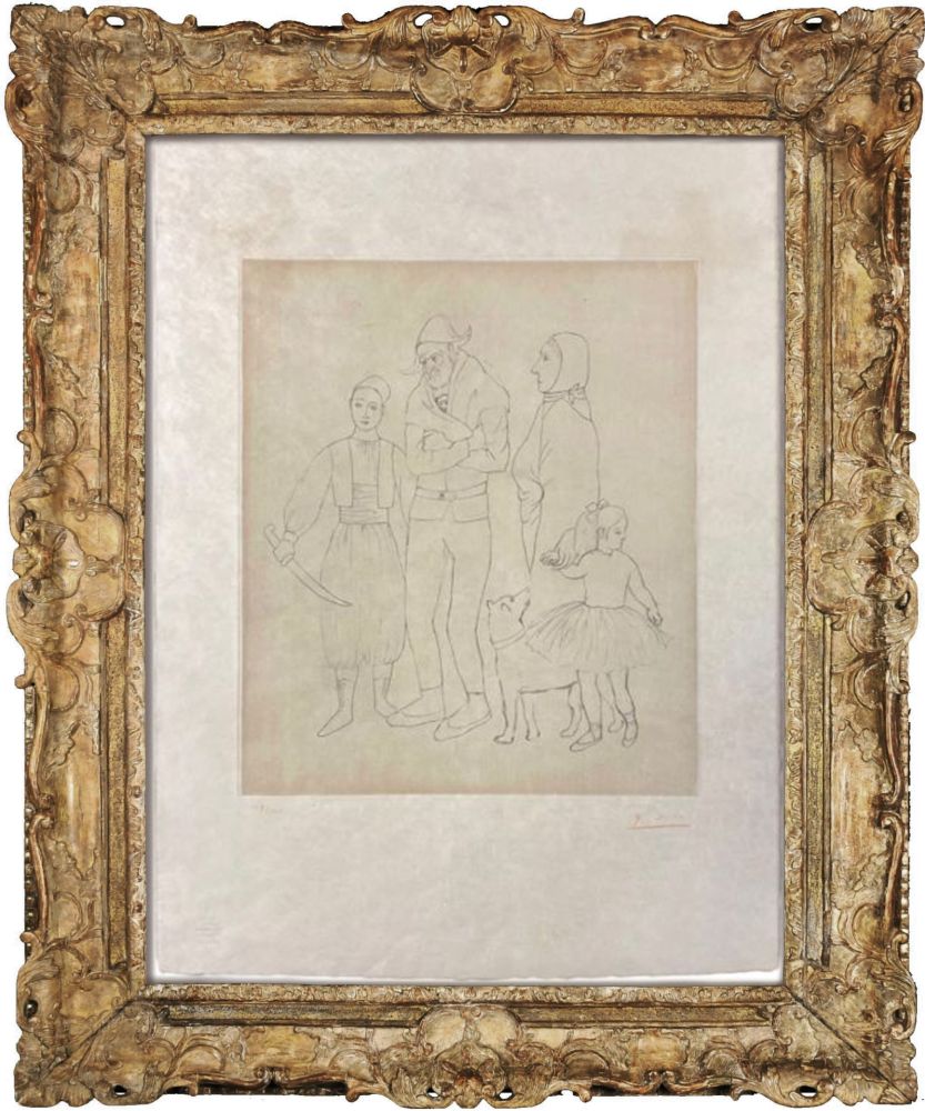 Stich Picasso - Famille des Saltimbanques