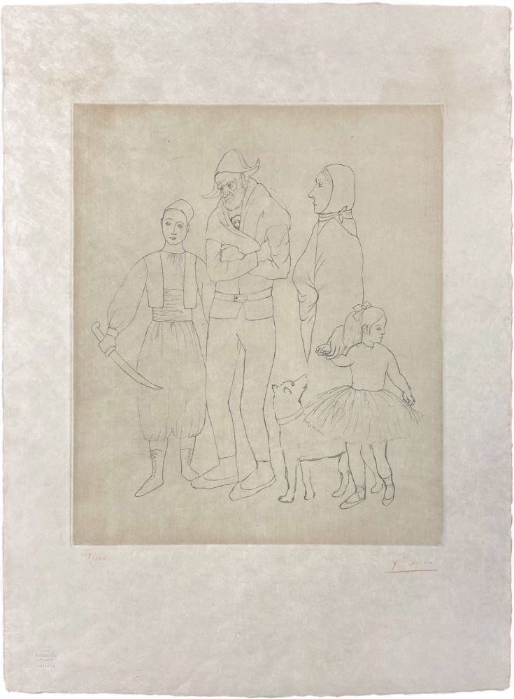 Stich Picasso - Famille des Saltimbanques