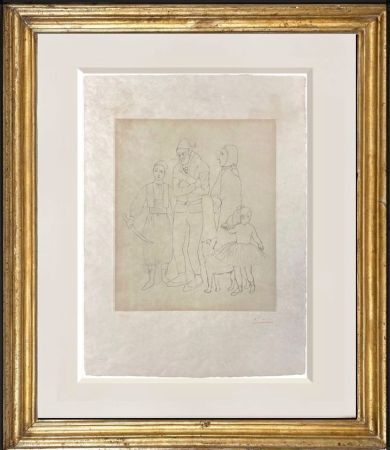 Stich Picasso - Family of saltimbanqui