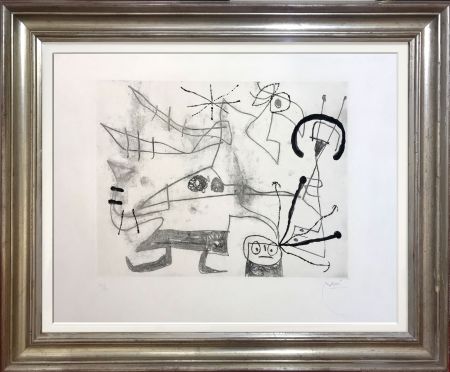 Aquatinta Miró - Femme-Oiseau I