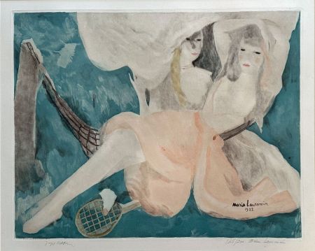 Radierung Und Aquatinta Laurencin - Femme au Hamac