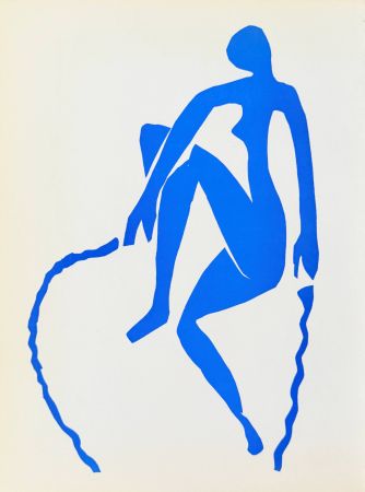 Lithographie Matisse - Femme Bleue