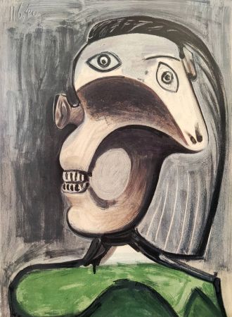 Lithographie Picasso - Femme La Guerre II
