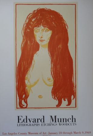 Illustriertes Buch Munch - Femme rousse