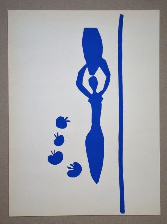 Lithographie Matisse (After) - Femme à l'amphore et grenades- 1953