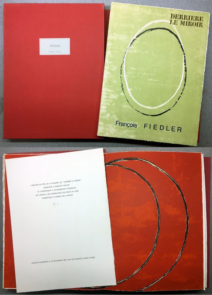 Illustriertes Buch Fiedler - FIEDLER. DERRIÈRE LE MIROIR N°167. Octobre 1967. TIRAGE DE LUXE SIGNÉ.