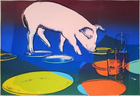 Siebdruck Warhol - FIESTA PIG FS II.184