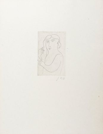 Radierung Derain - Figure